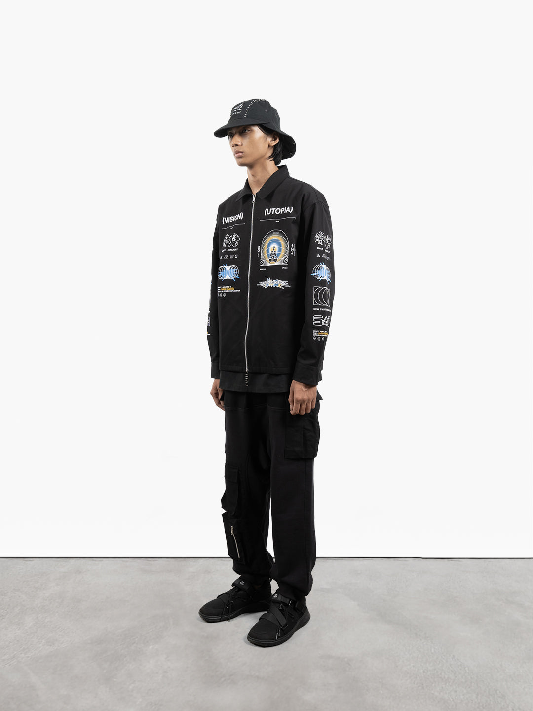 Utopia Work Jacket Black