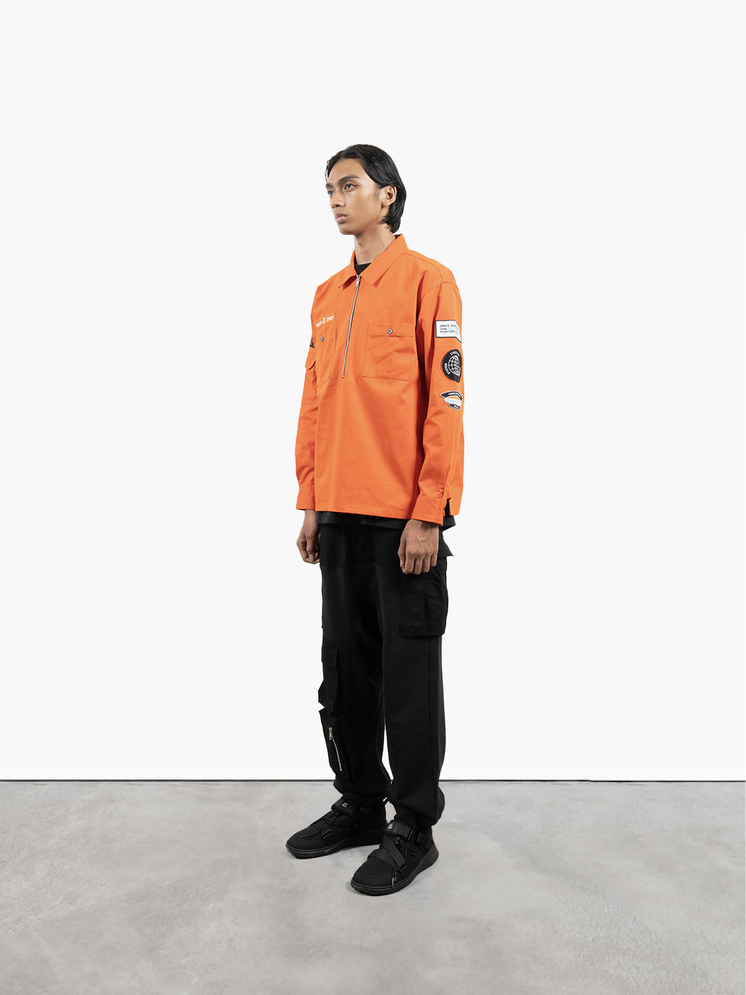 Plant Explorer Patch Shirt Orange