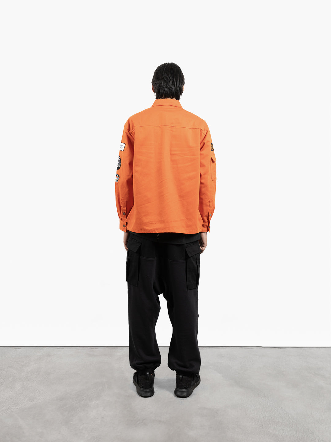 Plant Explorer Patch Shirt Orange