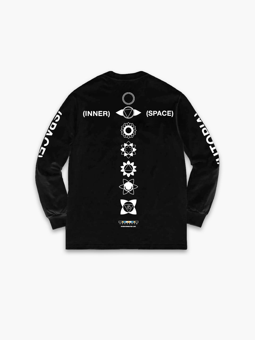 Inner Space Long-sleeve T-shirt Black