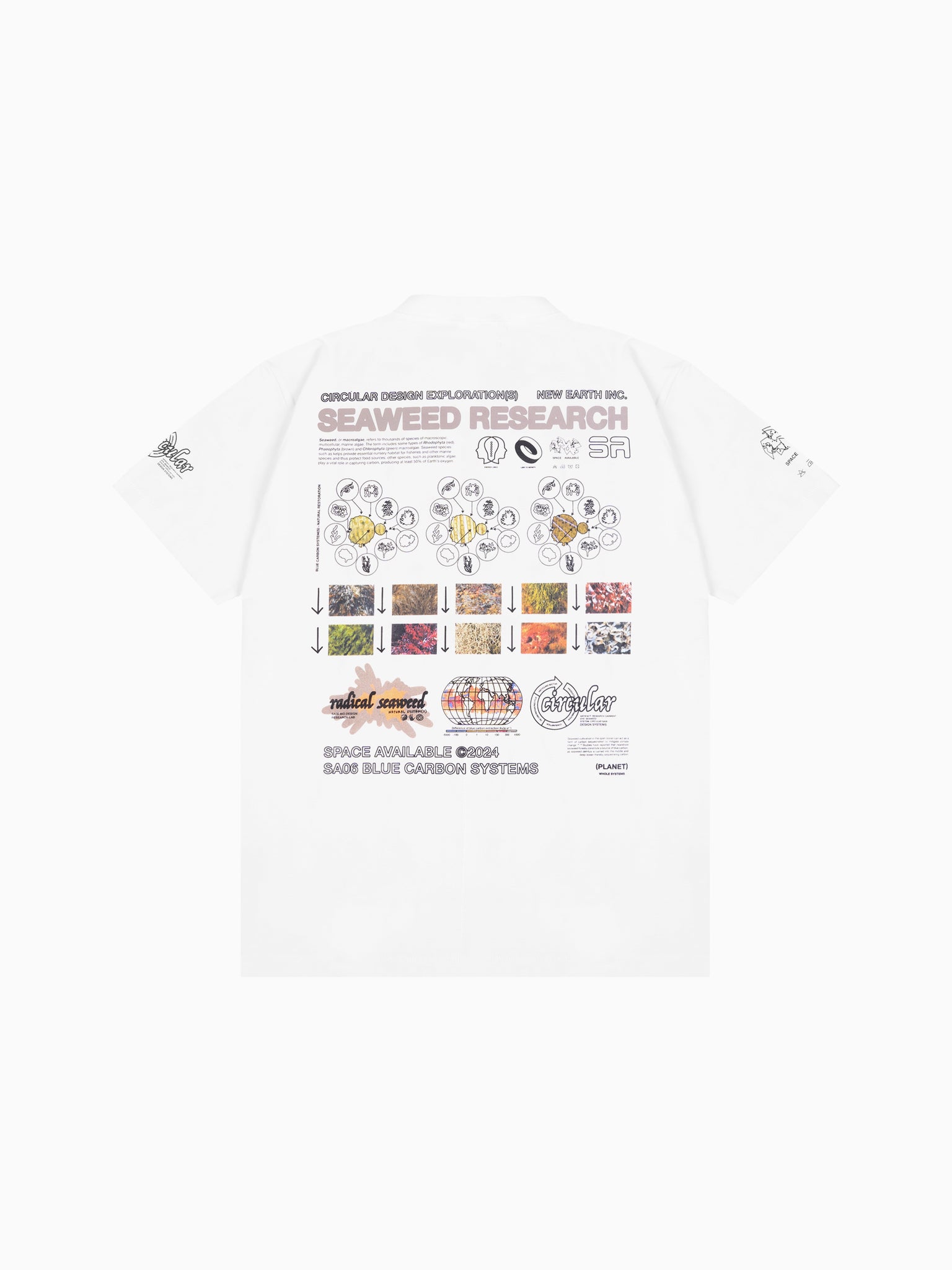 Seaweed Research Tee White