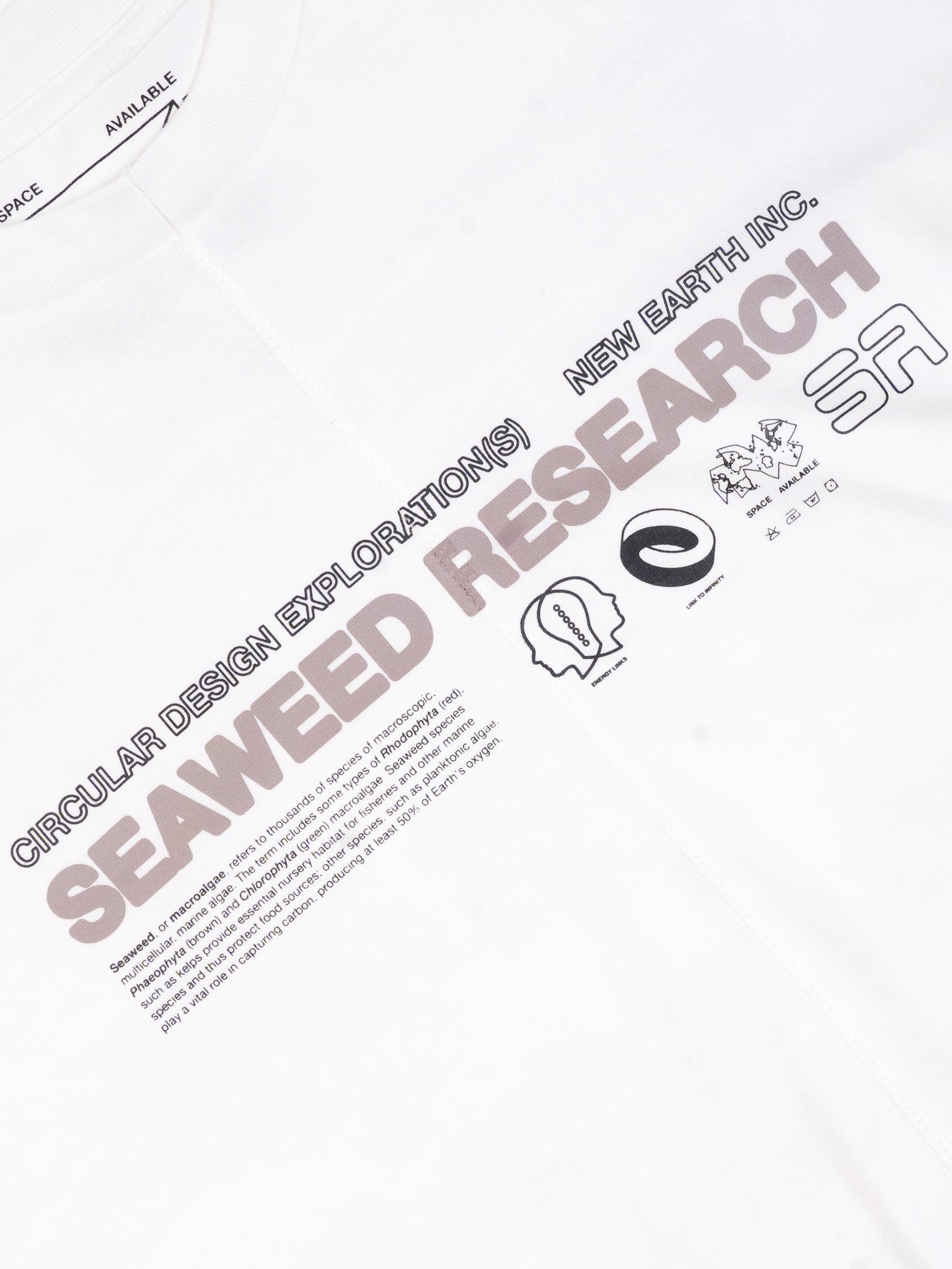 Seaweed Research Tee White