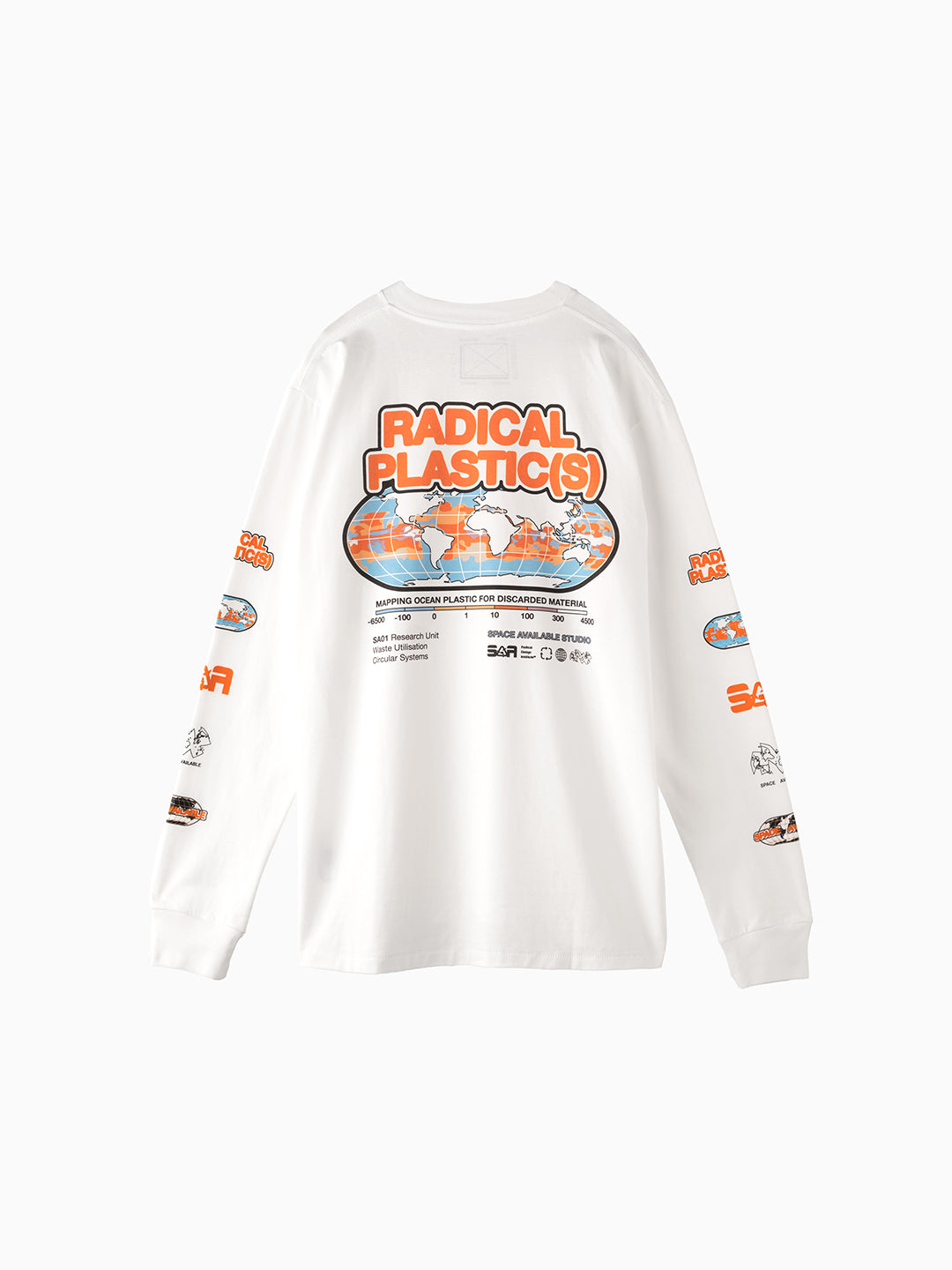 Radical Plastic Long Sleeve Tee White