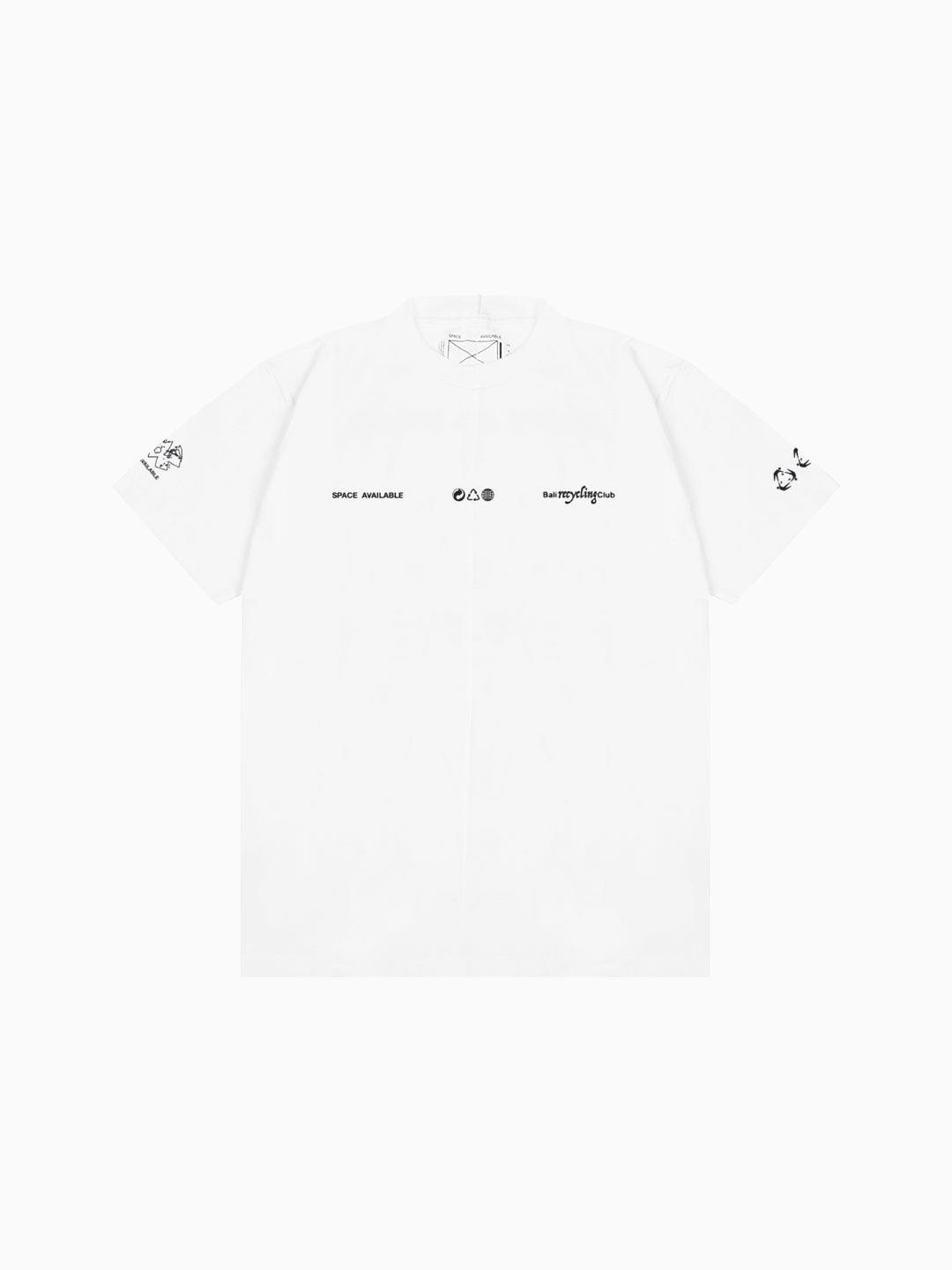 Bali Recycling Club Tee White