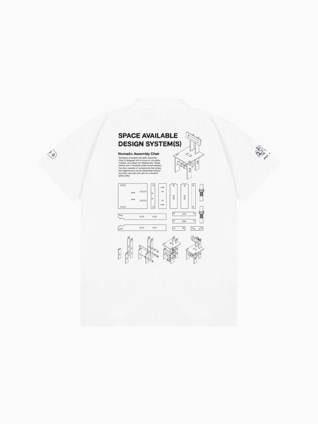 Nomadic Chair Tee White