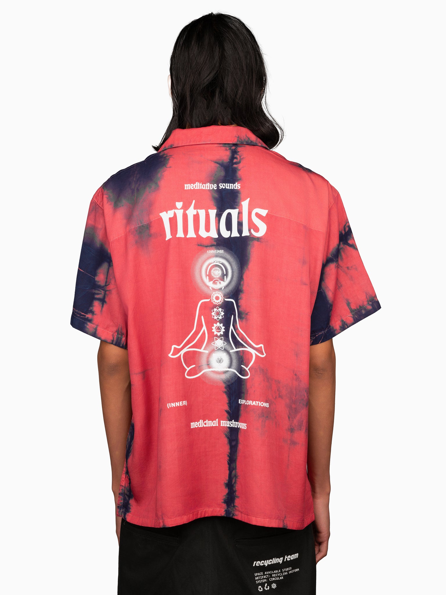 Ritual Shirt Tie Dye Red