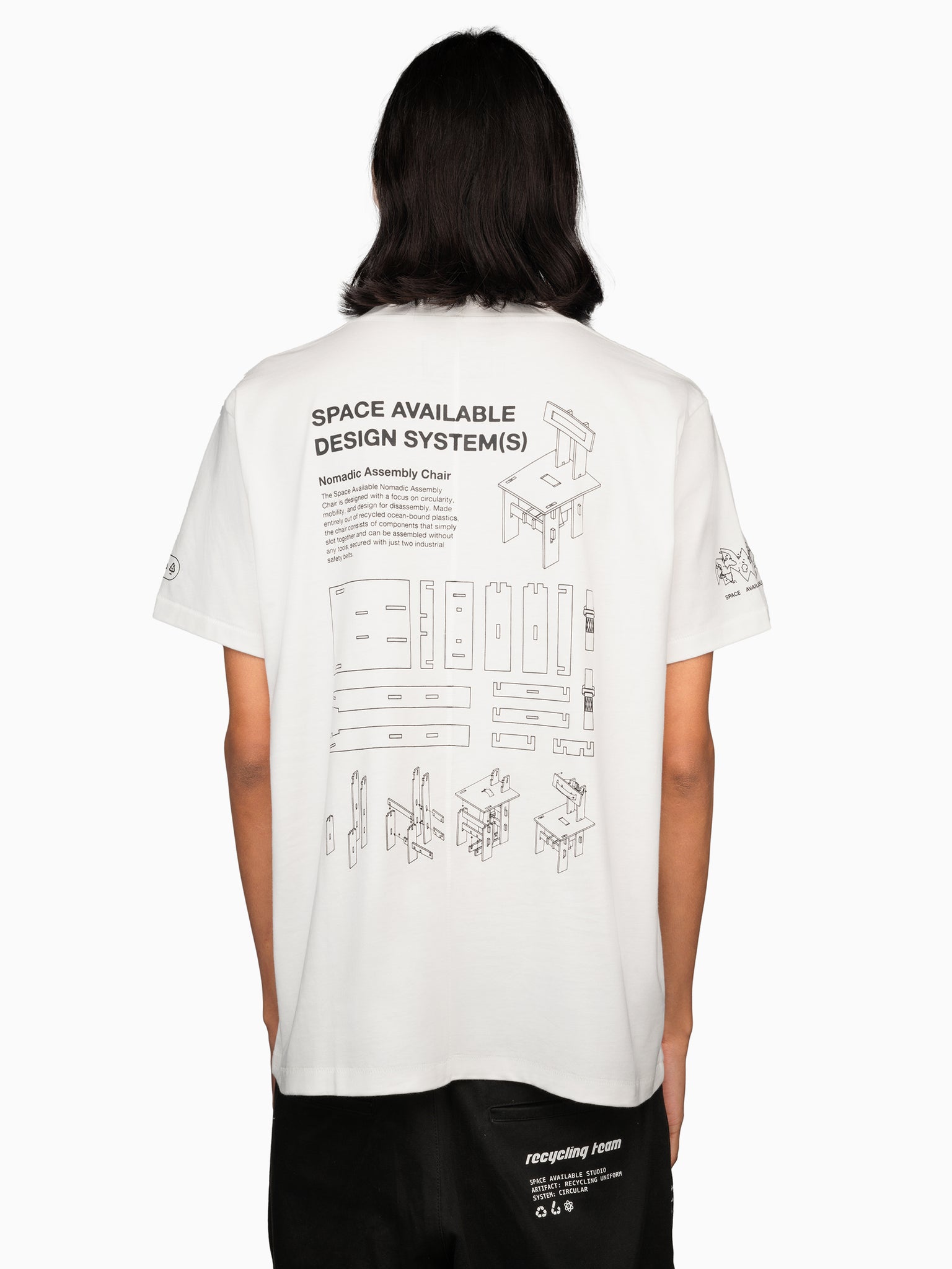 Nomadic Chair Tee White