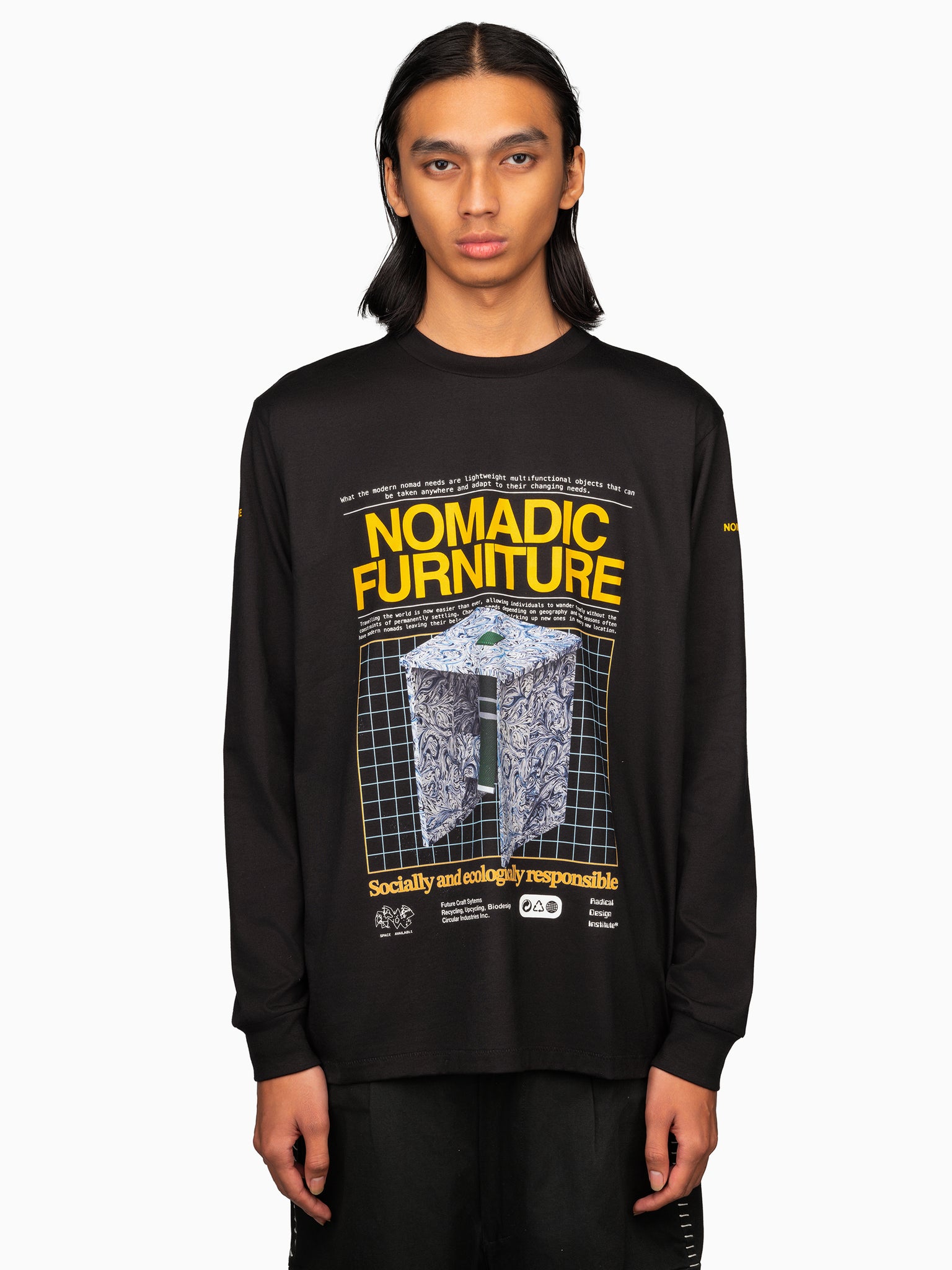 Nomadic Furniture Long Sleeve Tee Black