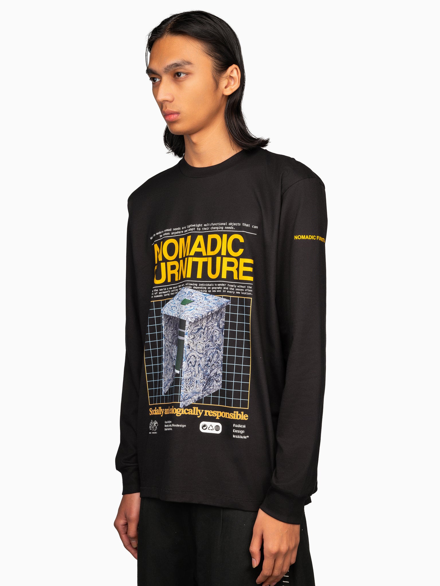 Nomadic Furniture Long Sleeve Tee Black