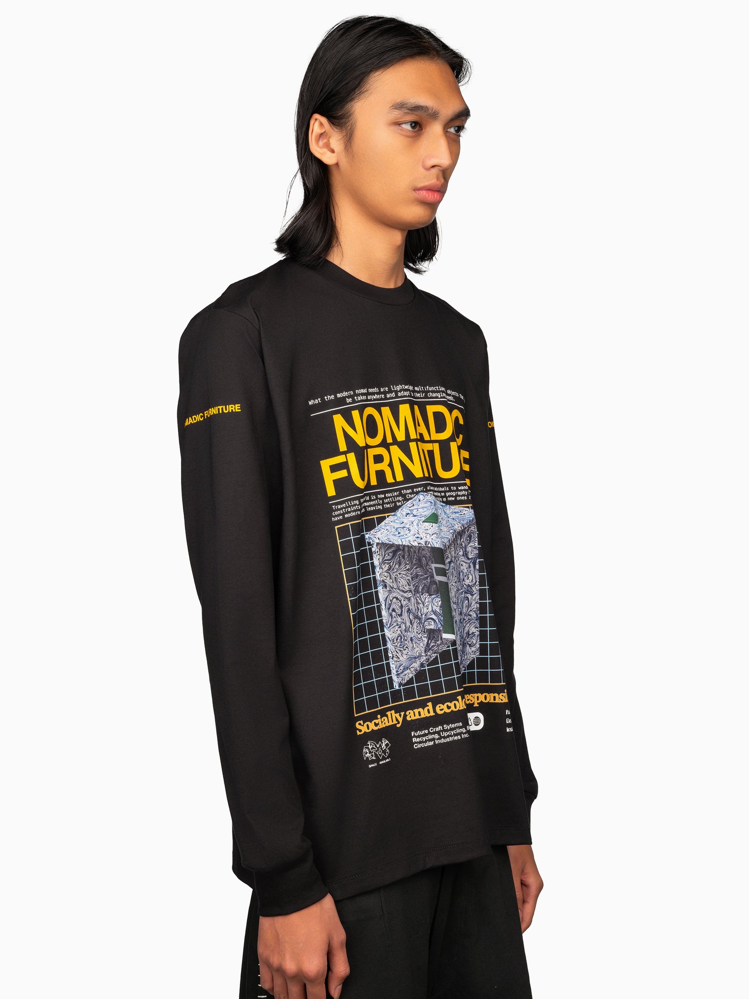 Nomadic Furniture Long Sleeve Tee Black