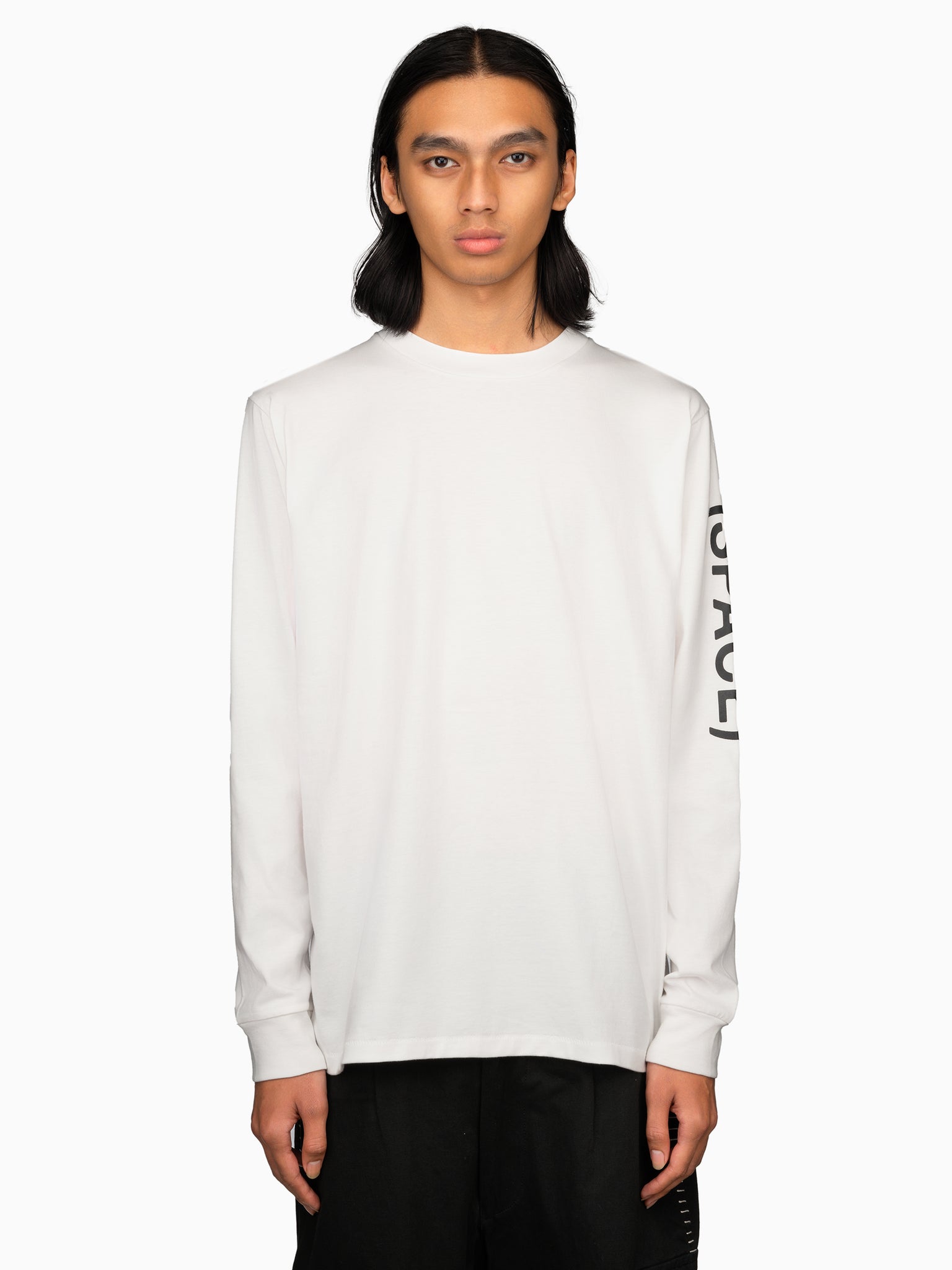 Inner Space Long Sleeve Tee White