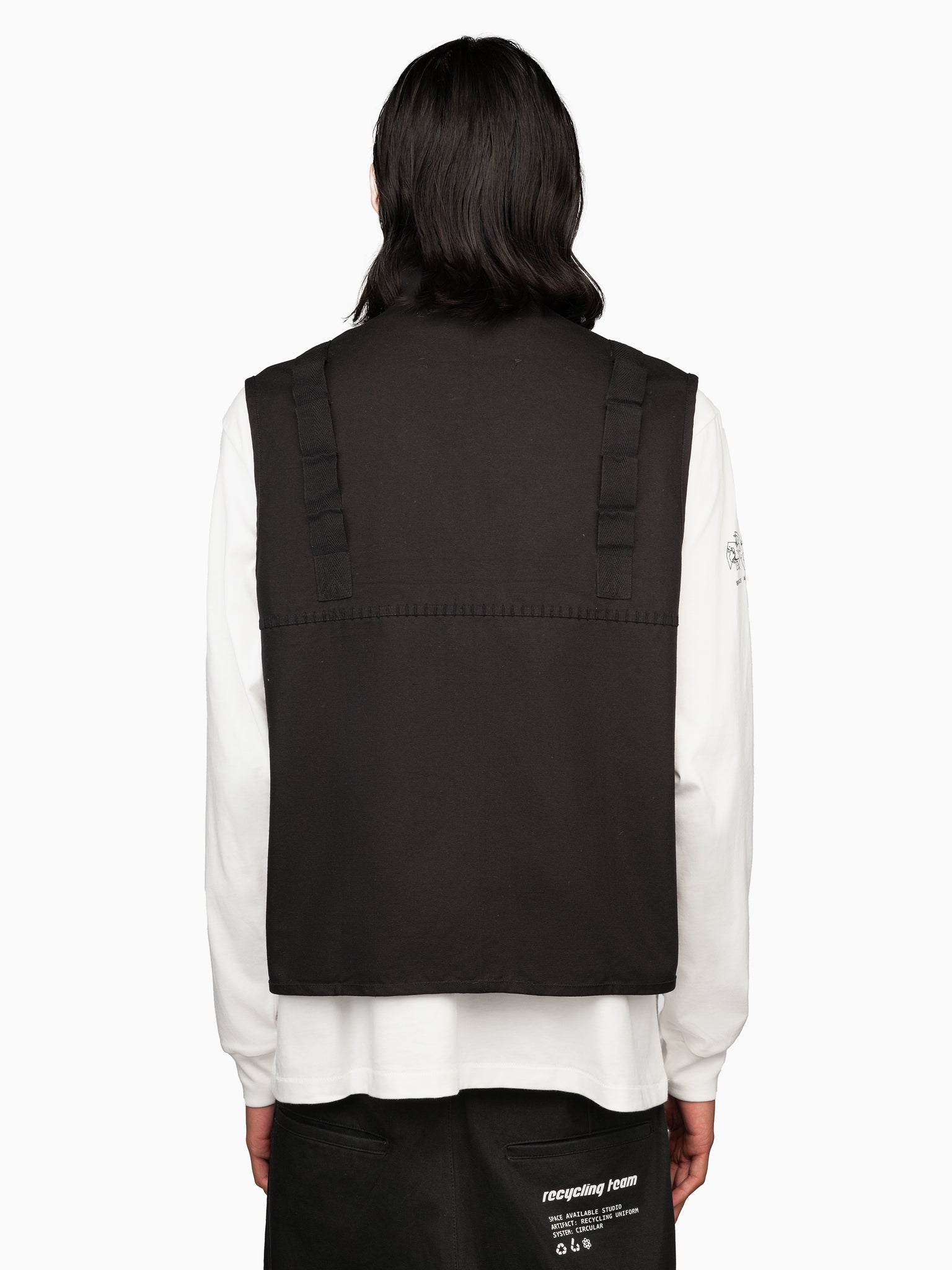 Recycling Utility Vest Black