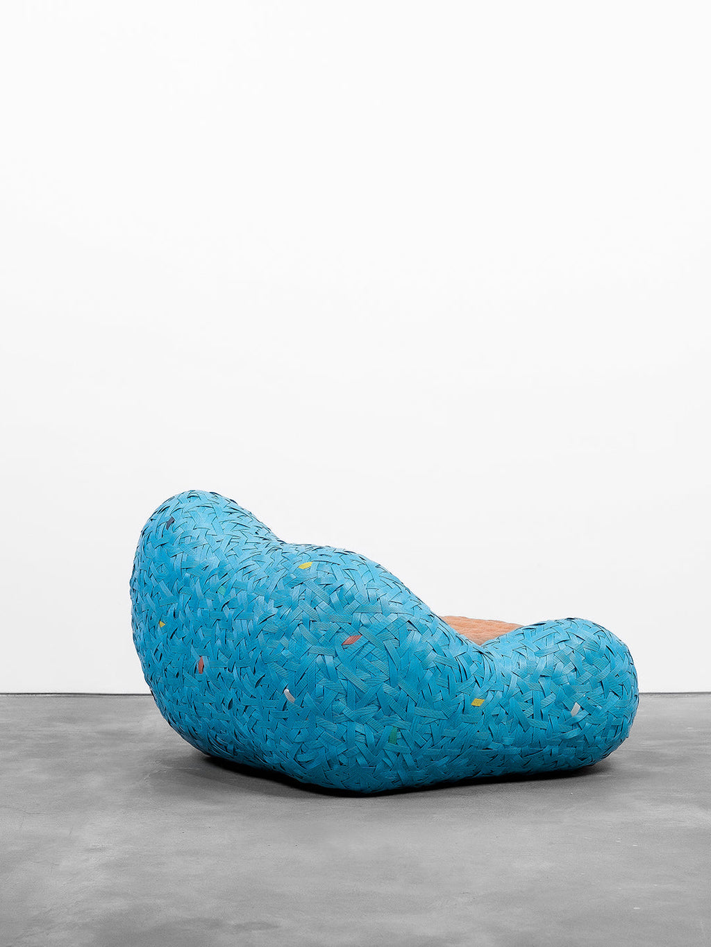 Artisanal Meditation Chair Blue