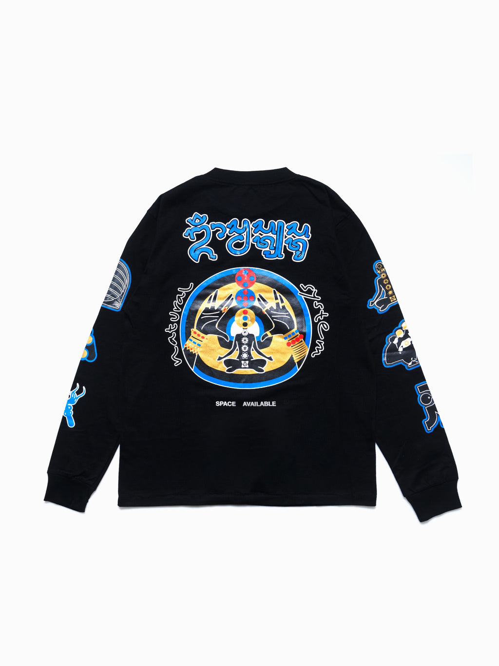 Natural System Long Sleeve Tee Black