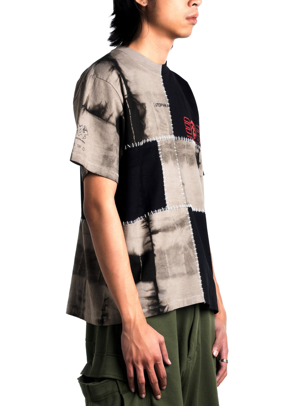 Upcycled Plant Dye Tee Grey