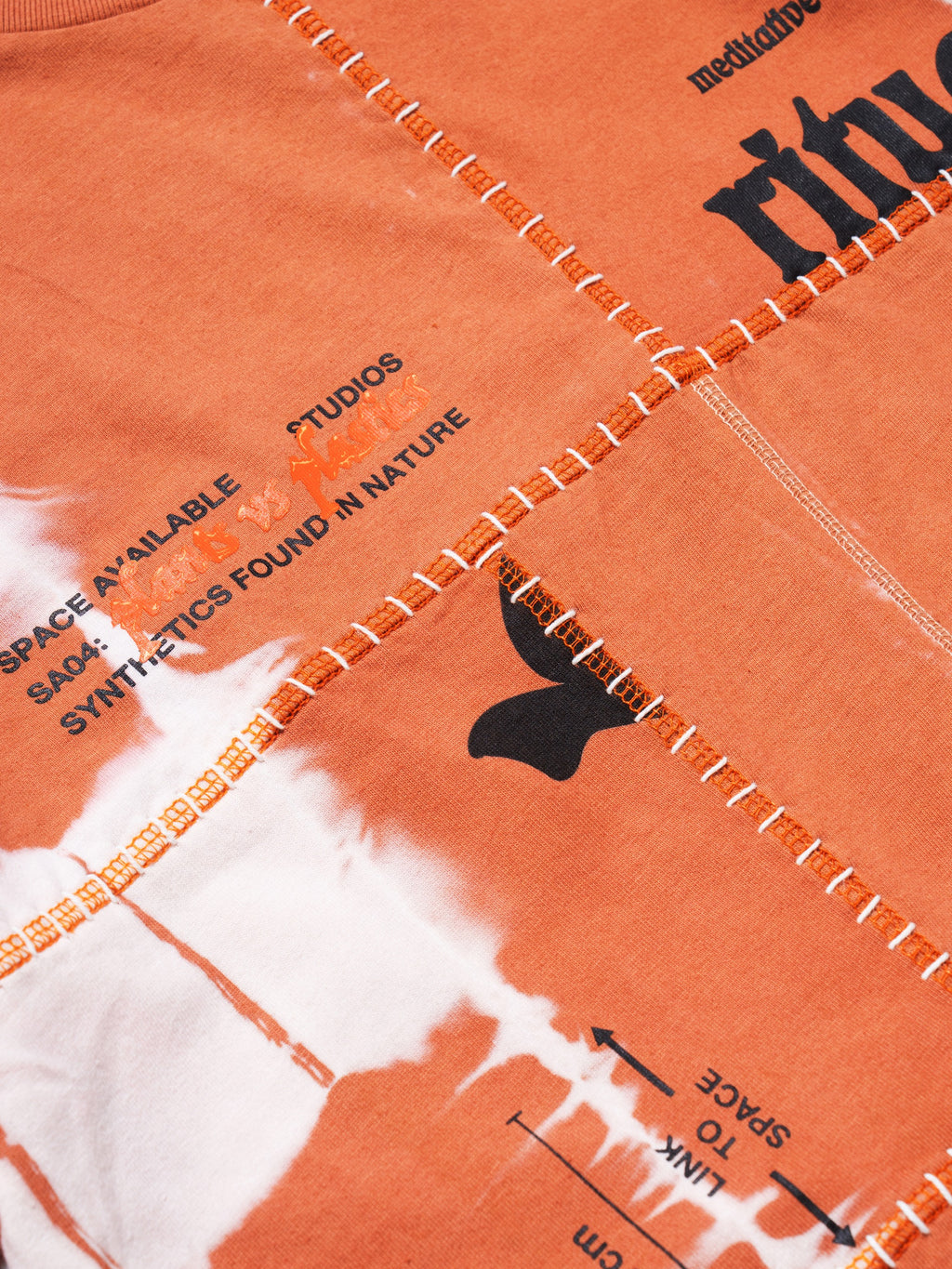 Upcycled Plant Dye Tee Orange