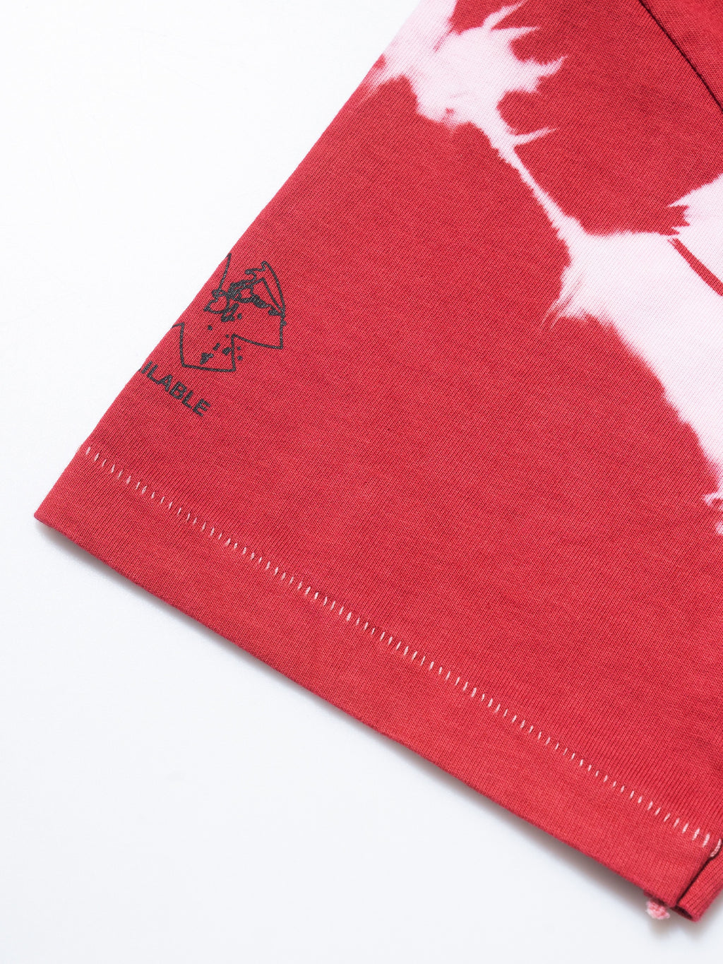 Upcycled Plant Dye Tee Red