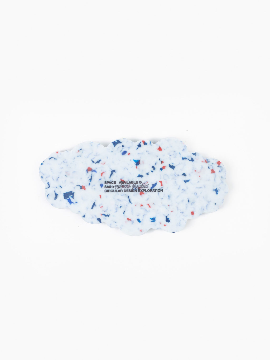 Clouded Desk Tray White