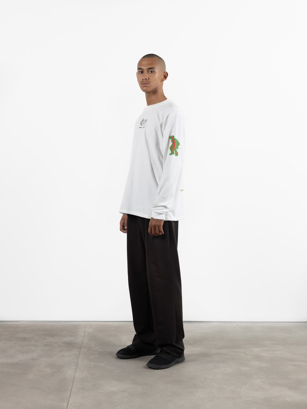 New Green World Long Sleeve T-Shirt White