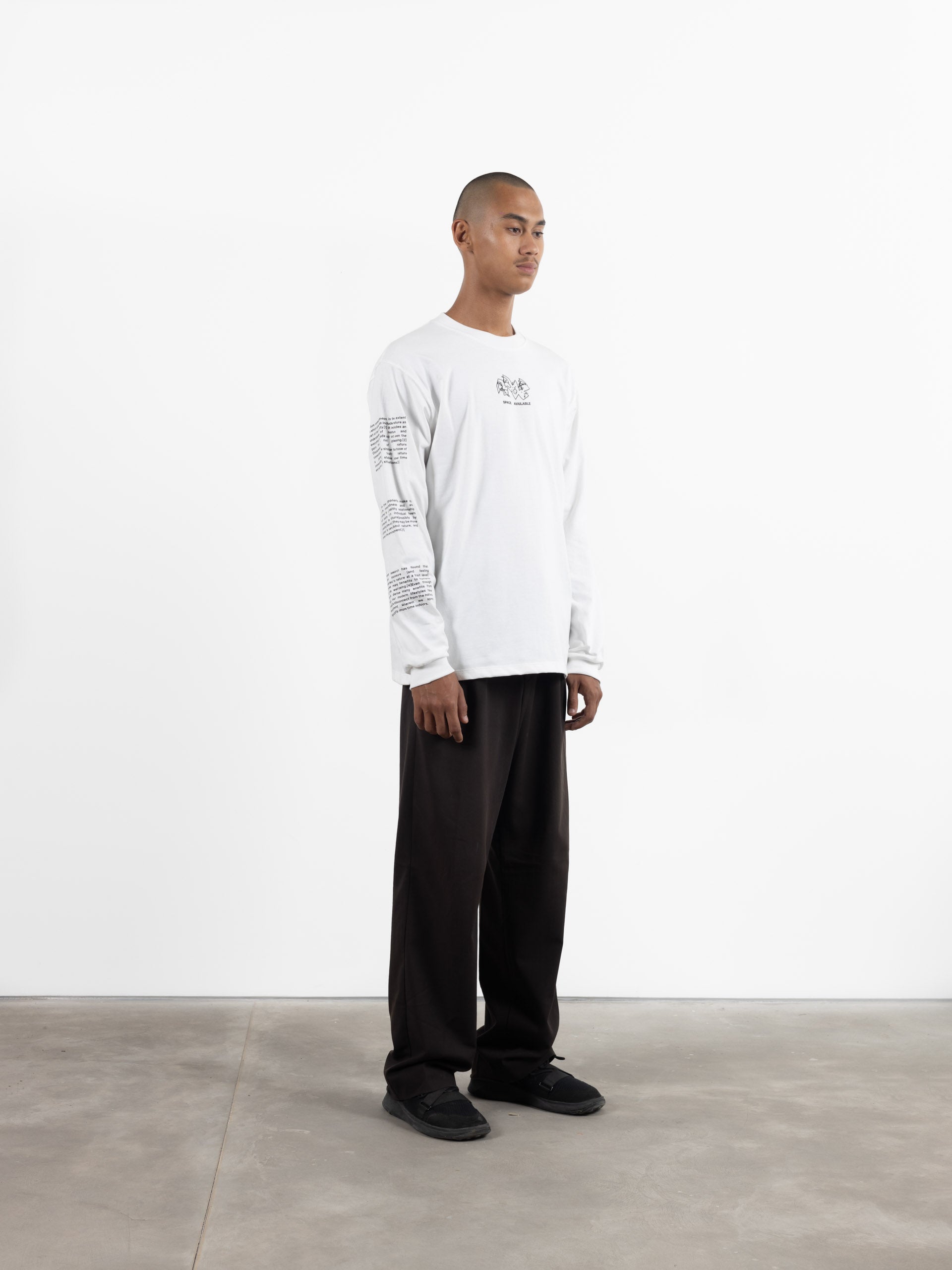 New Green World Long Sleeve T-Shirt White