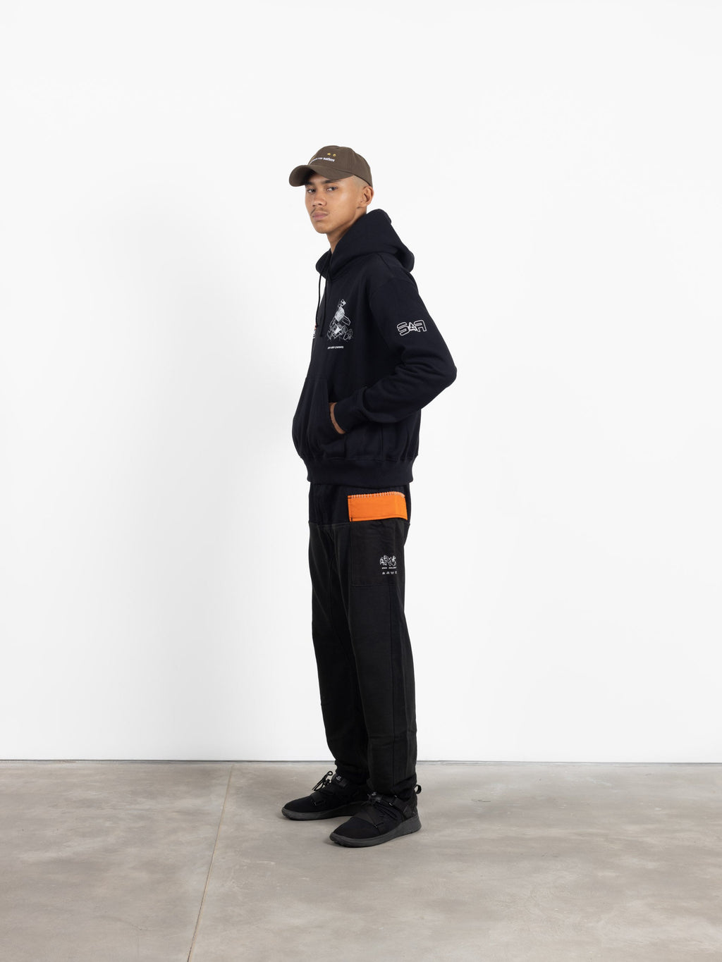 Utopian Architecture Hoodie Black