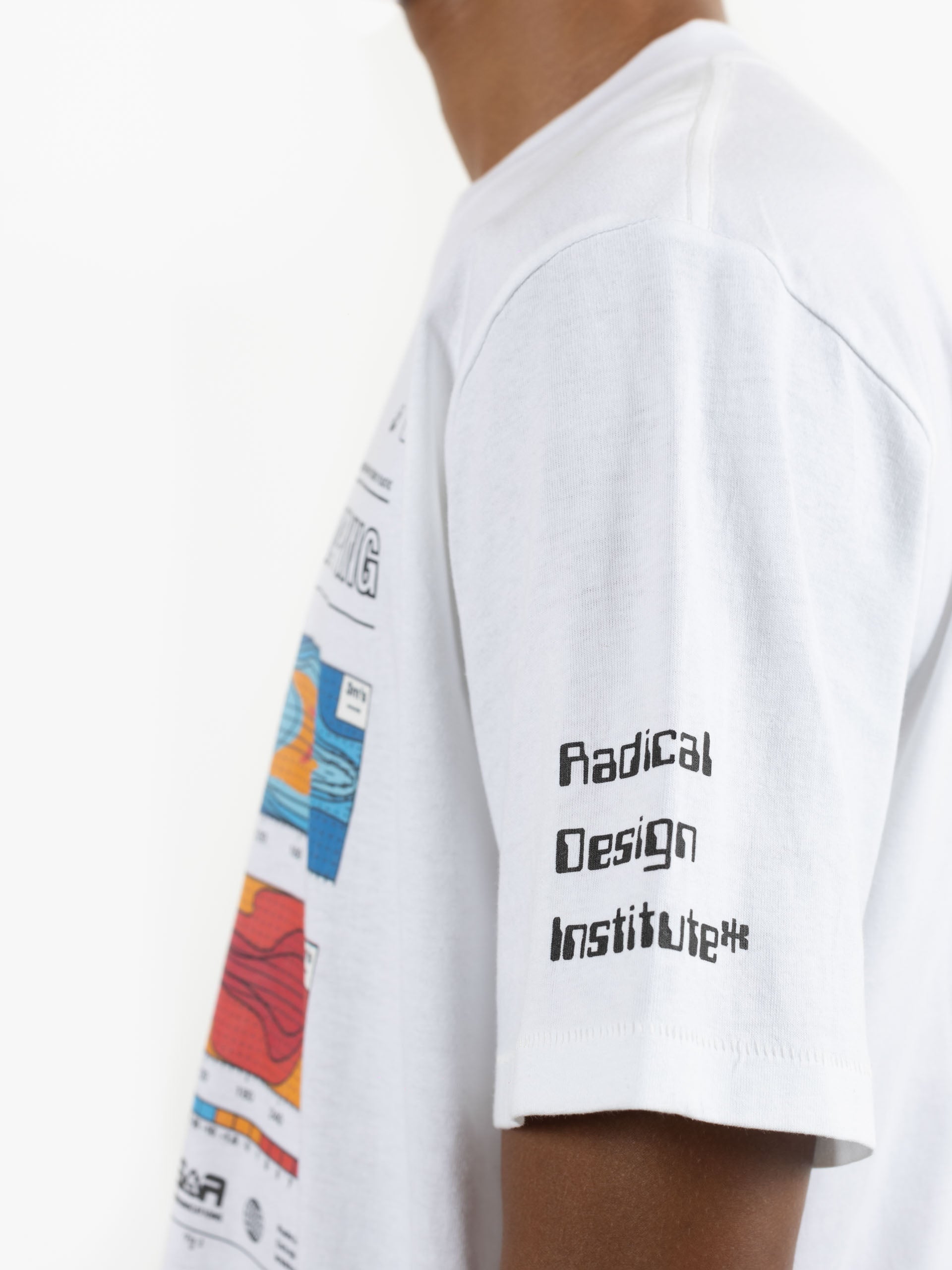 Waste Plastic Mapping T-Shirt White