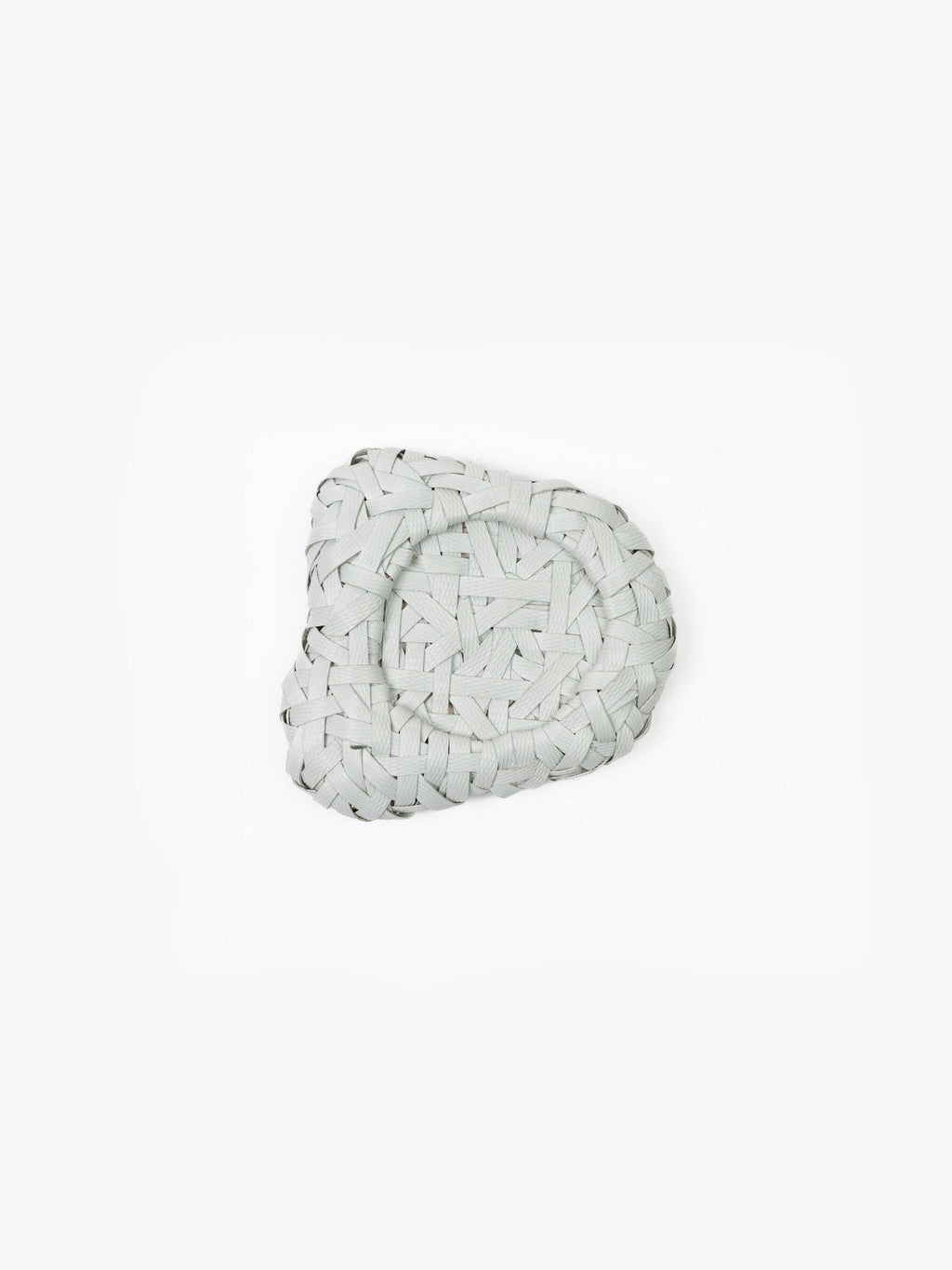 Recycled Plastic Woven Ecology Coaster White