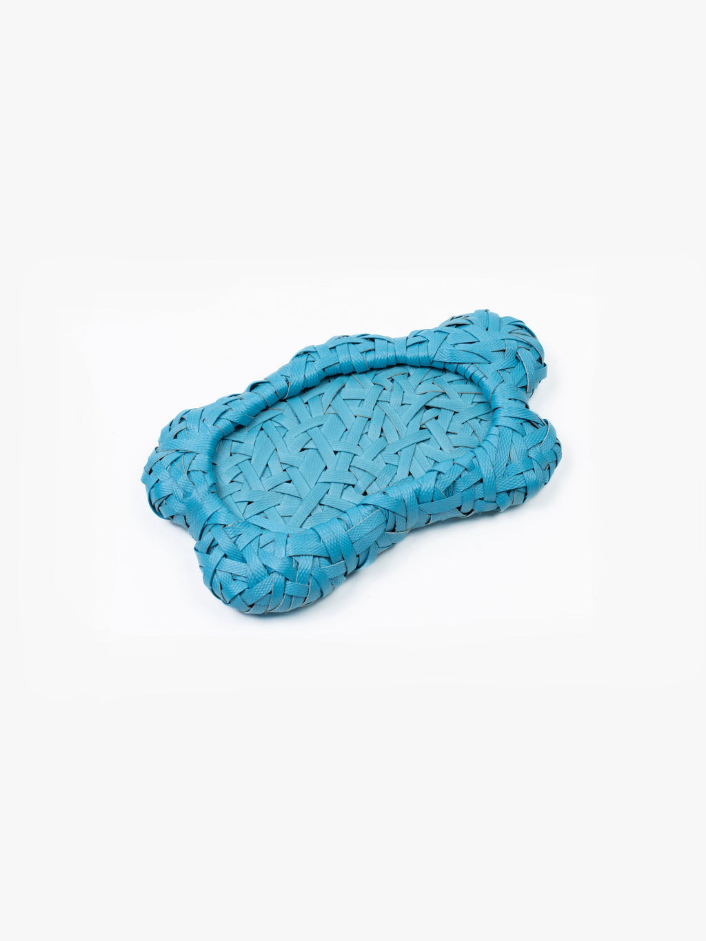 Recycled Plastic Woven Ecology Tray Blue