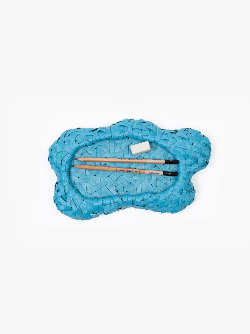 Recycled Plastic Woven Ecology Tray Blue