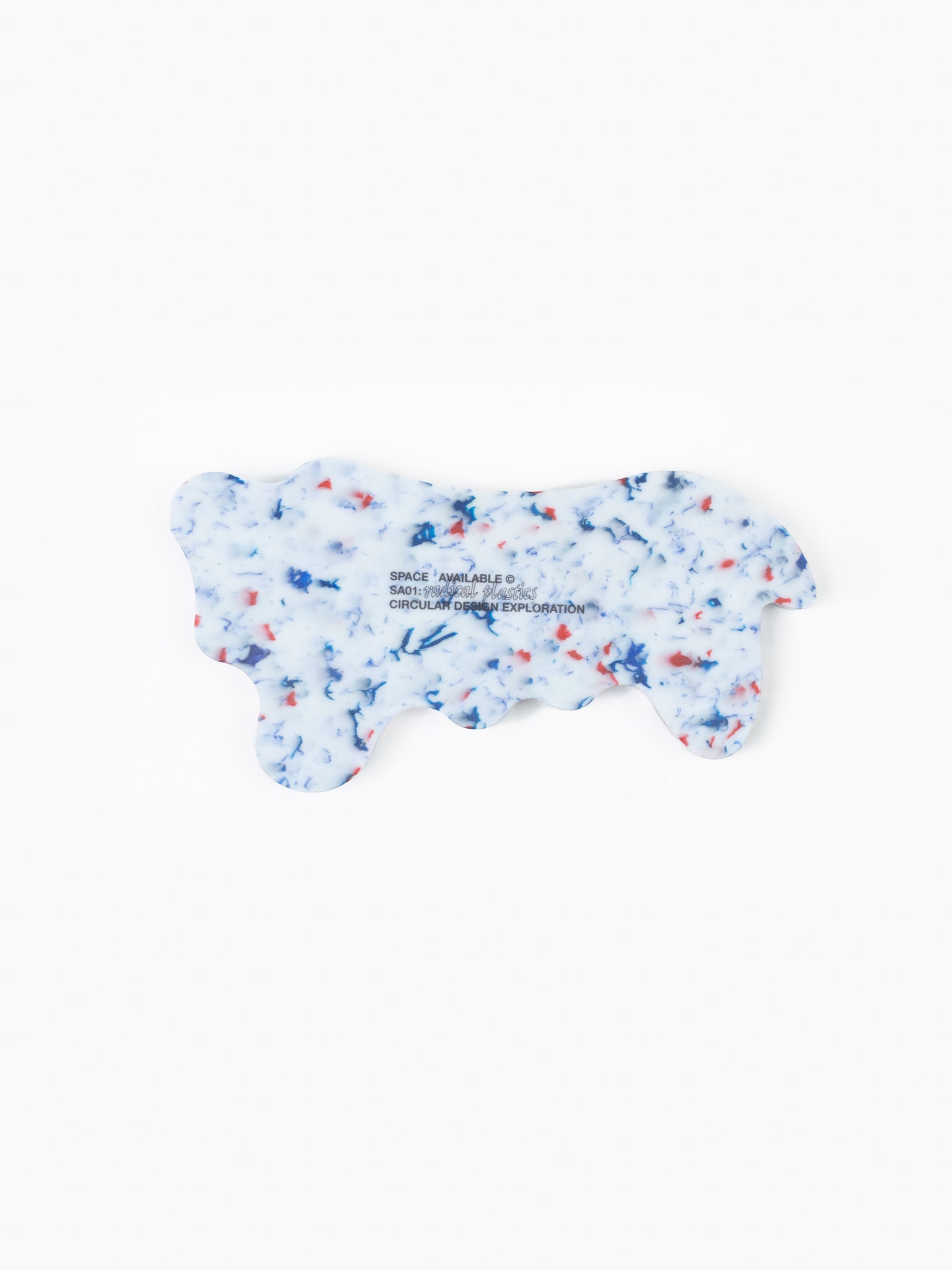 Melting Structures Desk Tray White